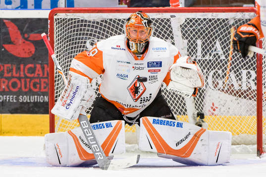 Karlskronas målvakt Johan Holmqvist