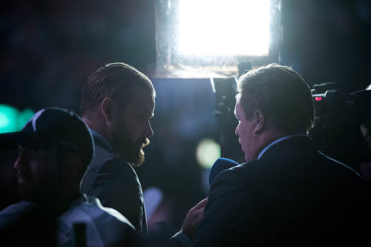 C Mores Sanny Lindström intervjuar Färjestads Tränare