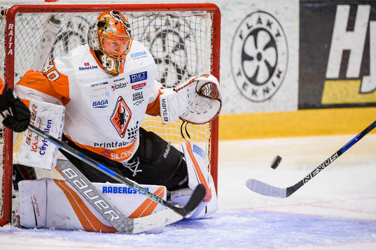 Karlskronas målvakt Johan Holmqvist