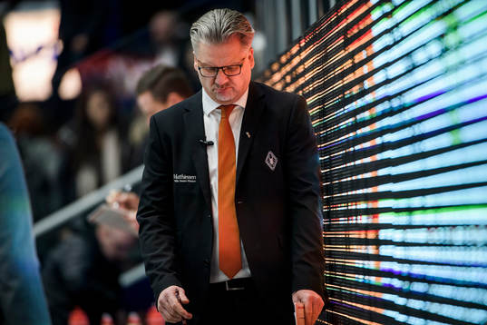 Karlskronas tränare Per Hånberg deppar