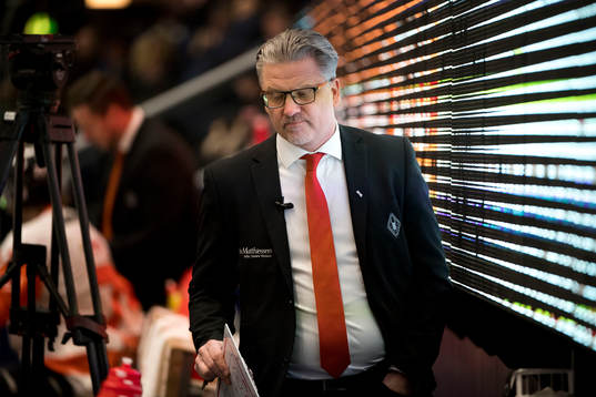 Karlskronas tränare Per Hånberg deppar