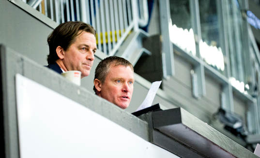 Örebros assiterande tränare Petri Liimatainen och