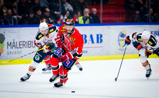 Örebros Tom Wandell och Djurgårdens Matt Anderson