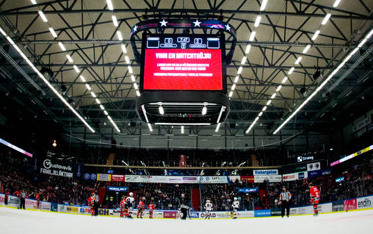 En bild på jumbotronen