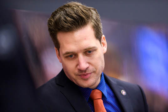 Växjös tränare Sam Hallam