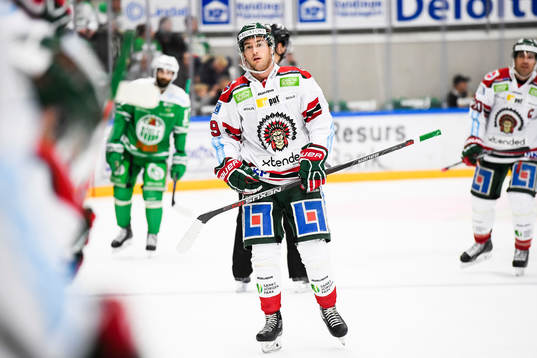 Frölundas Casey Wellman jublar