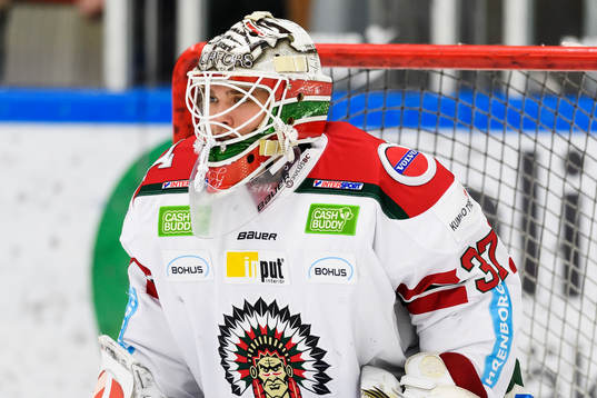 Frölundas målvakt Johan Gustafsson