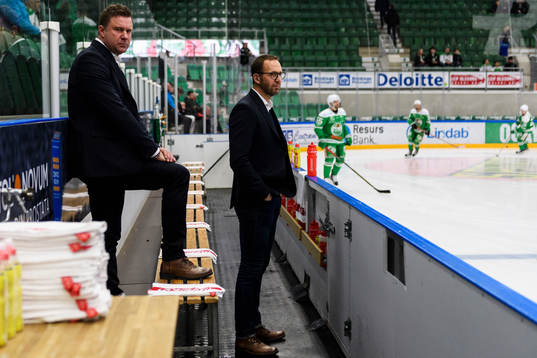 Rögles assisterande tränare Patrik Ross och assisterande