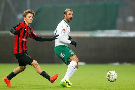 Brommapojkarnas Jakob Ortmark och Hammarbys Kennedy