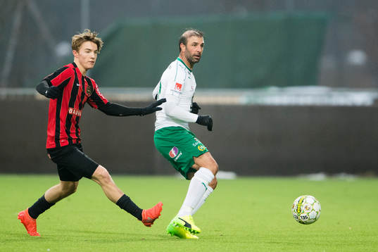 Brommapojkarnas Jakob Ortmark och Hammarbys Kennedy