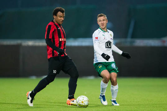 Brommapojkarnas Serge-Junior Martinsson Ngouali och