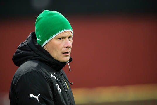 Hammarbys assisterande tränare Stefan Billborn innan