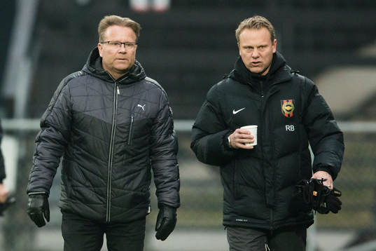 Hammarbys sportchef Mats Jingblad och Brommapojkarnas