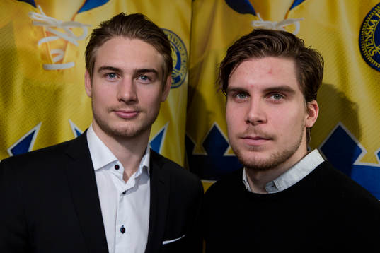 Frölundas Johan Sundström och Henrik Tömmernes