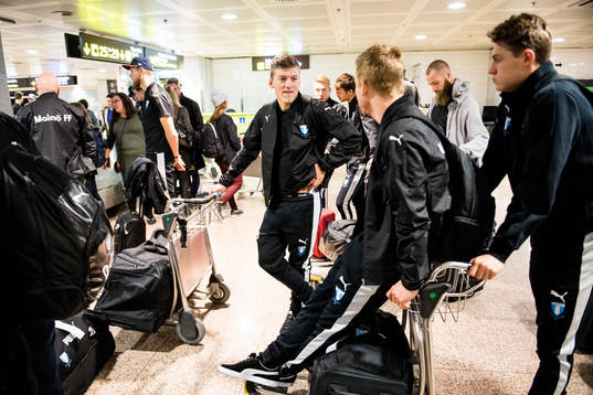 Teddy Bergqvist, Erik Andersson och Mattias Svanberg när