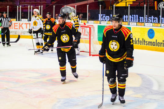 Brynäs Ponthus Westerholm och Pathrik Westerholm deppar
