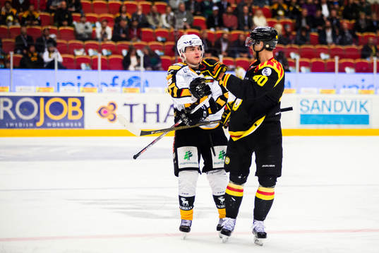 Skellefteås Sebastian Aho och Brynäs Jesper Jensen