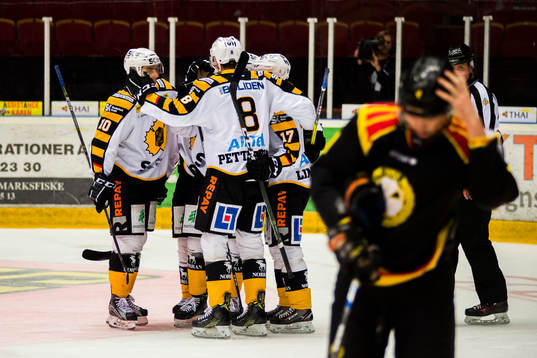 Skellefteås spelare jublar