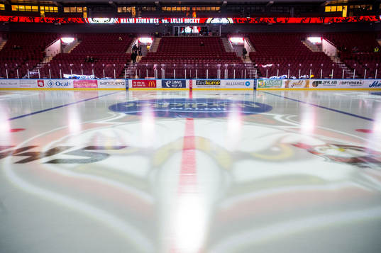 Malmö Arena innan ishockeymatchen i SHL mellan Malmö