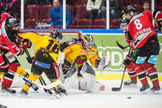 Malmö Redhawks Lars Bryggman, Fredrik Händemark och