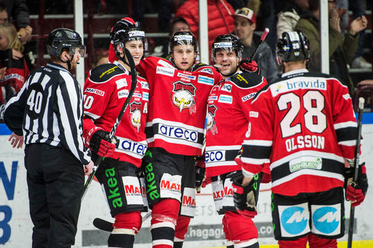Malmö Redhawks Robin Alvarez, Ilari Filppula, André