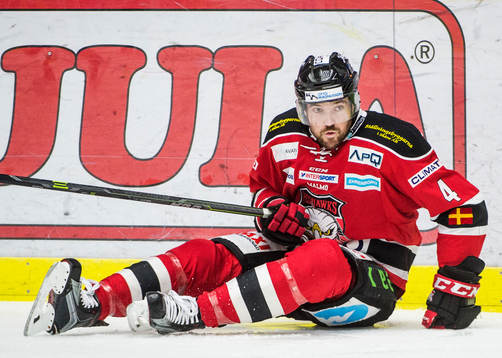 Malmö Redhawks Noah Welch på isen