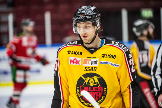 Luleås Anton Hedman deppar