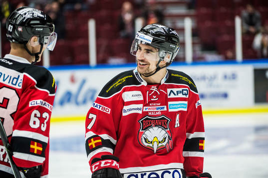 Malmö Redhawks Fredrik Händemark och Nils Andersson