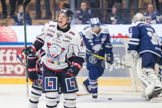 Linköpings Ken André Olimb jublar
