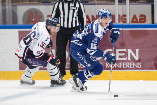 Leksands Johan Porsberger och Linköpings Niclas Bergfors