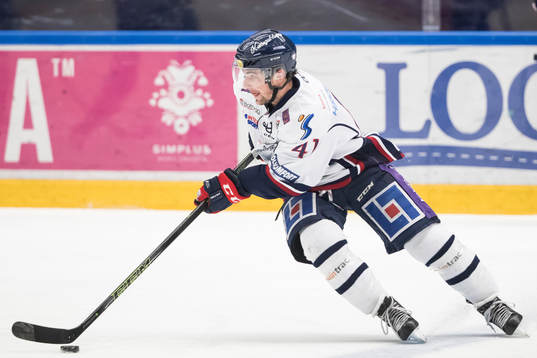Linköpings Broc Little  i ishockeymatchen i SHL mellan