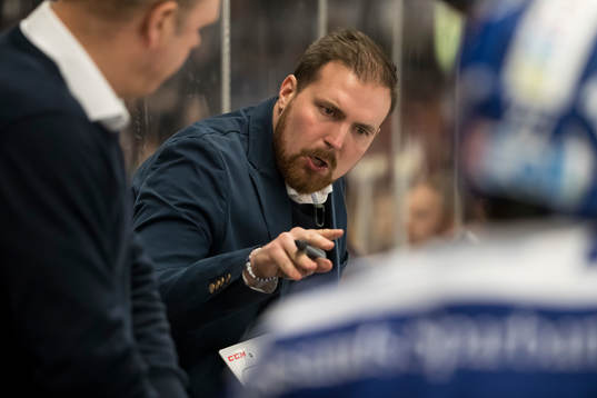 Leksands assisterande tränare Gereon Dahlgren  i