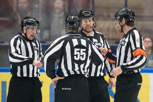domare Mikael Nord, domare Mikael Sjöqvist, linjedomare