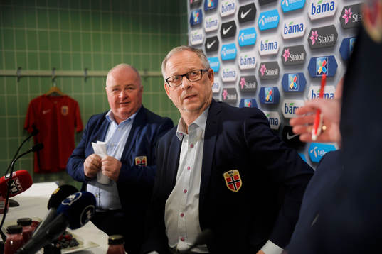 Terje Svendsen och Lars Lagerbäck som