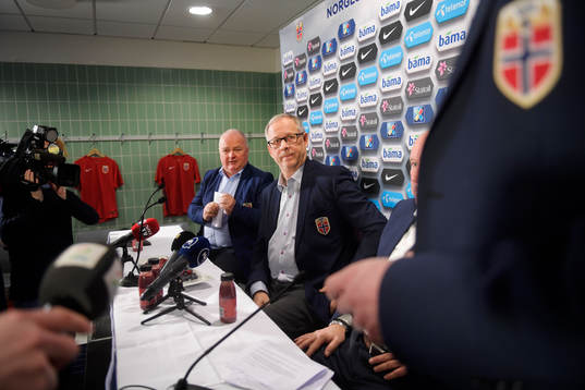Terje Svendsen och Lars Lagerbäck som