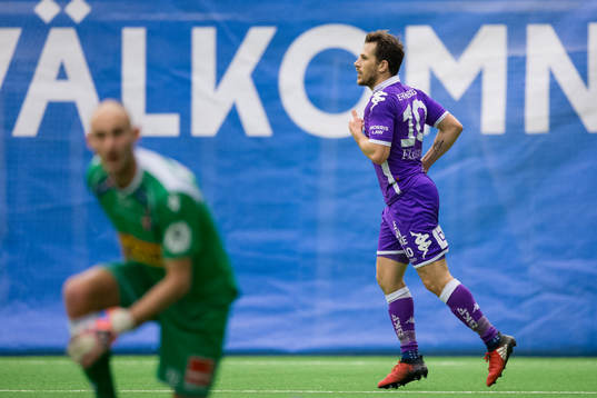 IFK Göteborgs Tobias Hysén jublar