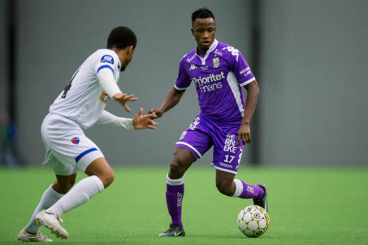 IFK Göteborgs Prosper Kasimunder en träningsmatch i