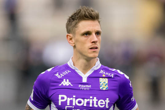 IFK Göteborgs Sören Rieks innan en träningsmatch i