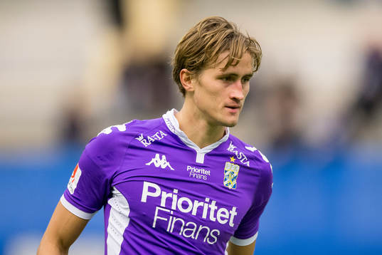 IFK Göteborgs Thomas Rogne innan en träningsmatch i