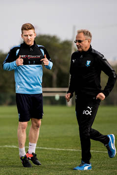 Anders Christiansen och läkare Pär Herbertsson