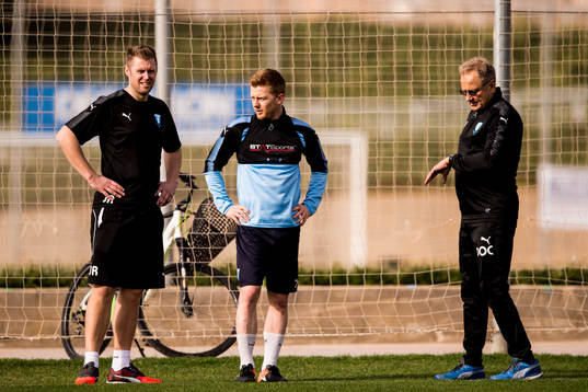 Sjukgymnast Jesper Robertsson, Anders Christiansen och