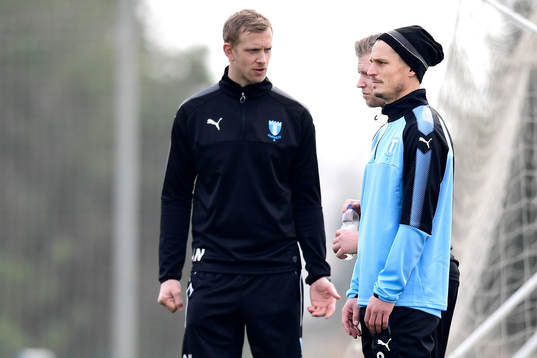 Malmö FFs Markus Rosenberg deltar inte i träningen