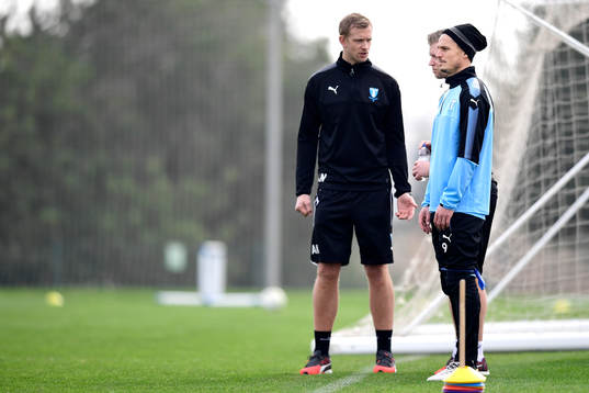 Malmö FFs Markus Rosenberg deltar inte i träningen
