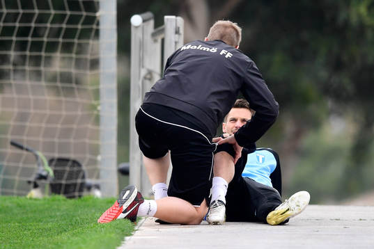 Malmö FFs Markus Rosenberg får behandling