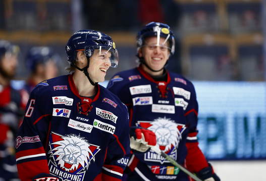 Bröderna Linköpings Mathis Olimb och Ken Andre Olimb