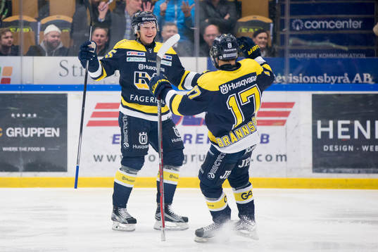 s Andreas Borgman och Erik Brännström jublar
