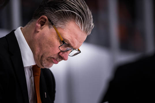 Karlskronas tränare Per Hånberg  deppar