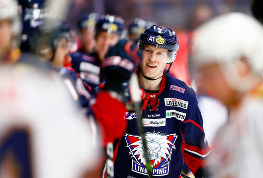Linköpings Mathis Olimb jublar