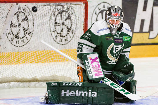 Färjestads målvakt Stefan Steen