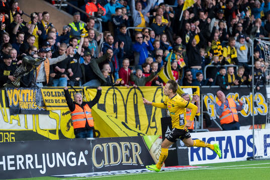 Elfsborgs Viktor Prodell jublar